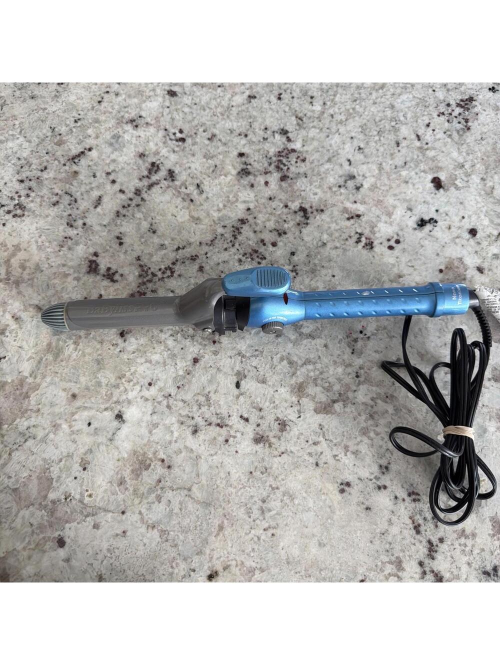 BaByliss PRO Nano Titanium Spring 1" Curling Iron - BABNT100SN (Blue)
